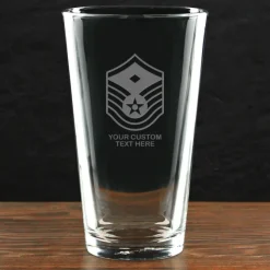 US Air Force 'Build Your Glass' Personalized 16 oz. Pint Glass