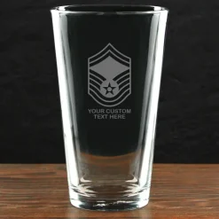 US Air Force 'Build Your Glass' Personalized 16 oz. Pint Glass