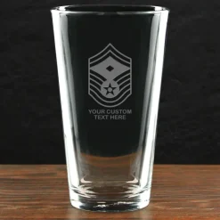 US Air Force 'Build Your Glass' Personalized 16 oz. Pint Glass