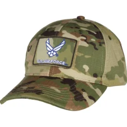 US Air Force Camo Hook & Loop Patch Cap