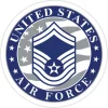 US Air Force E-8 Senior Master Sergeant 3.5" Decal by 7.62 Design