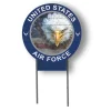 U.S. Air Force Eage Flag 20 x 20 inch Yard Sign - Made In The USA