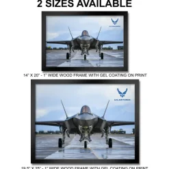 U.S. Air Force F-35 Front Framed Print