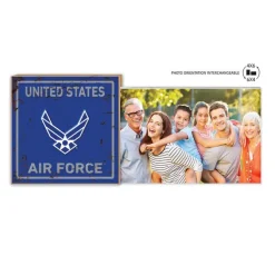 U.S. Air Force Faux Rusted Floating Picture Frame