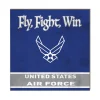 U.S. Air Force Fly Figh Win 10 x 10 inch Wood Sign - Made In The USA