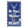 U.S. Air Force Home for the Holidays 11 x 20 inch USAF Sign