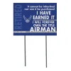 U.S. Air Force I Earned It Retired 18 x 24 inch Lawn Sign