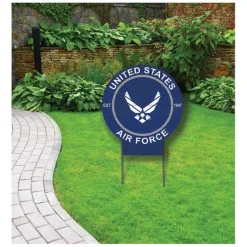 U.S. Air Force Logo 20 x 20 inch Yard Sign - Made In The USA