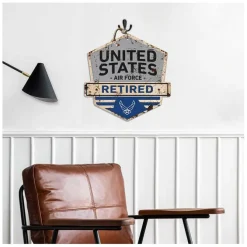 U.S. Air Force Logo Rustic Badge 20 x 20 inch Sign