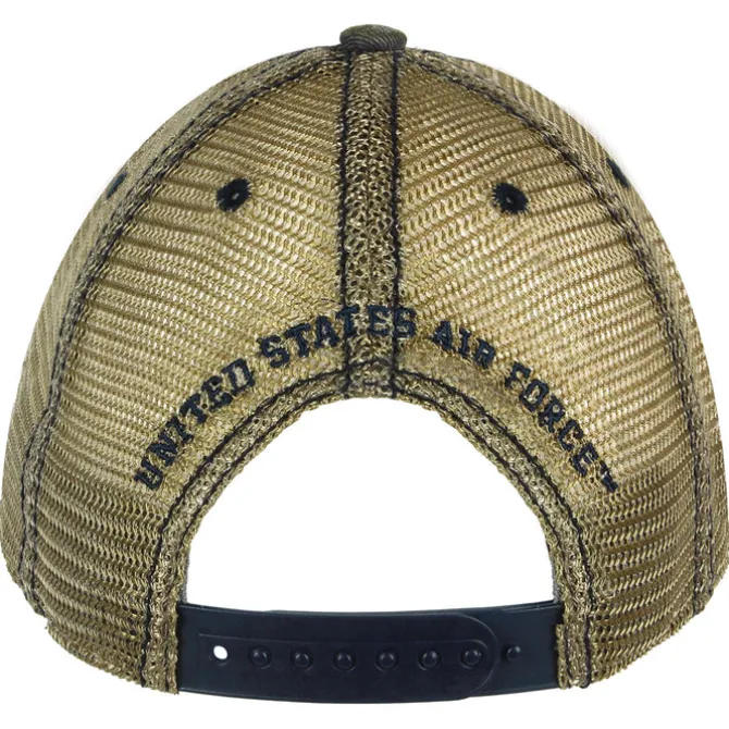 US Air Force Logo Vintage Trucker Hat