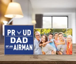 U.S. Air Force Proud Dad Floating Picture Frame