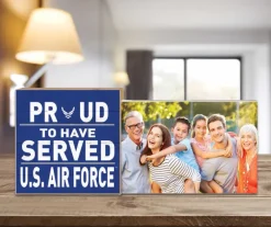 U.S. Air Force Proud To Have Served Floating Picture Frame