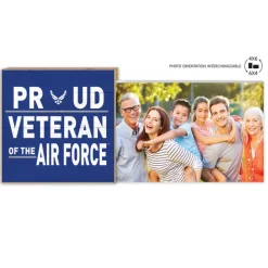 U.S. Air Force Proud Veteran Floating Picture Frame