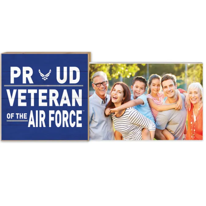 U.S. Air Force Proud Veteran Floating Picture Frame