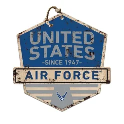 U.S. Air Force Rustic Badge 20 x 20 inch Sign