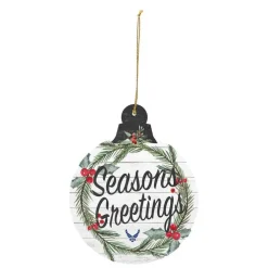 U.S. Air Force Seasons Greetings Christmas Ornament - Made In The USA
