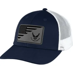 U.S. Air Force Split Flag Patch Trucker Hat by 7.62 Design