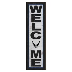 U.S. Air Force Welcome 10 x 35 inch USAF Sign - Made In The USA