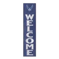 U.S. Air Force Welcome 11 x 46 inch Leaner Sign - Made In The USA