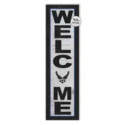 U.S. Air Force Welcome 10 x 35 inch USAF Sign - Made In The USA