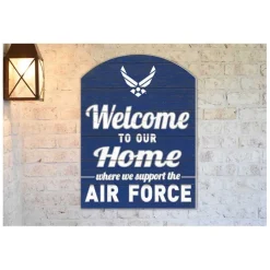 U.S. Air Force Welcome 16 x 22 inch Indoor/Outdoor PVC Sign - Made In The USA