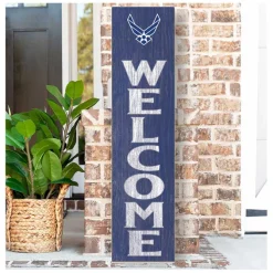 U.S. Air Force Welcome 11 x 46 inch Leaner Sign - Made In The USA
