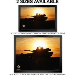 U.S. Army Abrams Tank Framed Print