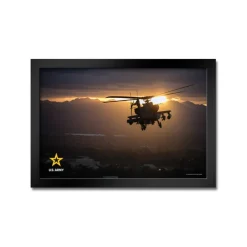 U.S. Army AH-64 Apache Framed Print