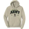 U.S. Army Arched Applique Sand Unisex Hoodie