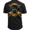 U.S. Army Cavalary Stetson - Black Ink Mens T-Shirt