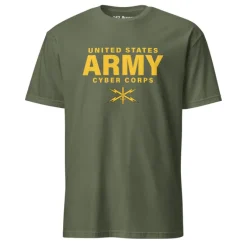 US Army Cyber Corps Men's T-Shirt P/T Shirt