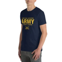 US Army Cyber Corps Men's T-Shirt P/T Shirt
