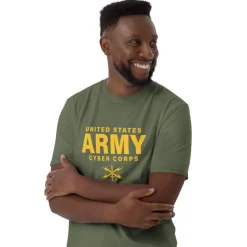 US Army Cyber Corps Men's T-Shirt P/T Shirt