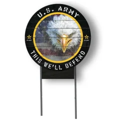 U.S. Army Eagle Flag 20 x 20 inch Lawn Sign