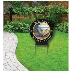 U.S. Army Eagle Flag 20 x 20 inch Lawn Sign