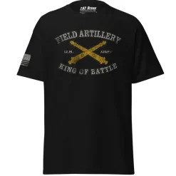U.S. Army Field Artillery King of Battle Vintage Men's Tee