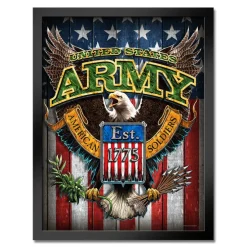 U.S. Army Fighting Eagle Framed Print
