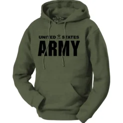US Army Hoodie - Army - Basic Sweatshirt Hoodie - Men's and Lady's U.S. Army Hoodie