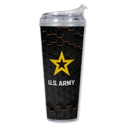 U.S. Army Logo Plastic Tumbler by 7.62 Design