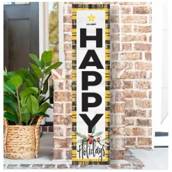 U.S. Army Merry Christmas 11 x 46 inch Leaner Sign