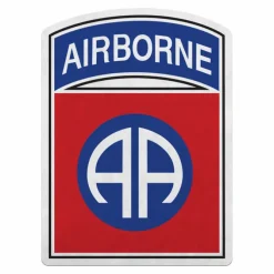U.S. Army 82nd Airborne Division Die-Cut Pennant by 7.62 Design - Made in the USA