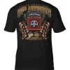 U.S. Army 82nd Airborne Flags 'All Americans' 7.62 Design Battlespace Men's T-Shirt