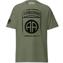 U.S. Army 82nd Airborne Military Green Made To Order Tee