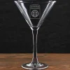 US Army Pick Your Design 10 oz. Etched Martini Glass