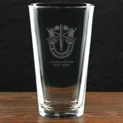 US Army 'Pick Your Design' Personalized Pint Glass