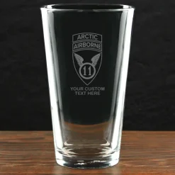 US Army 'Pick Your Design' Personalized Pint Glass