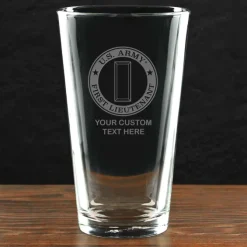 US Army 'Pick Your Design' Personalized Pint Glass