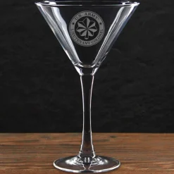 US Army Pick Your Design 10 oz. Etched Martini Glass