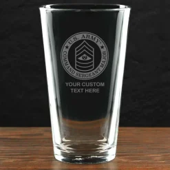 US Army 'Pick Your Design' Personalized Pint Glass