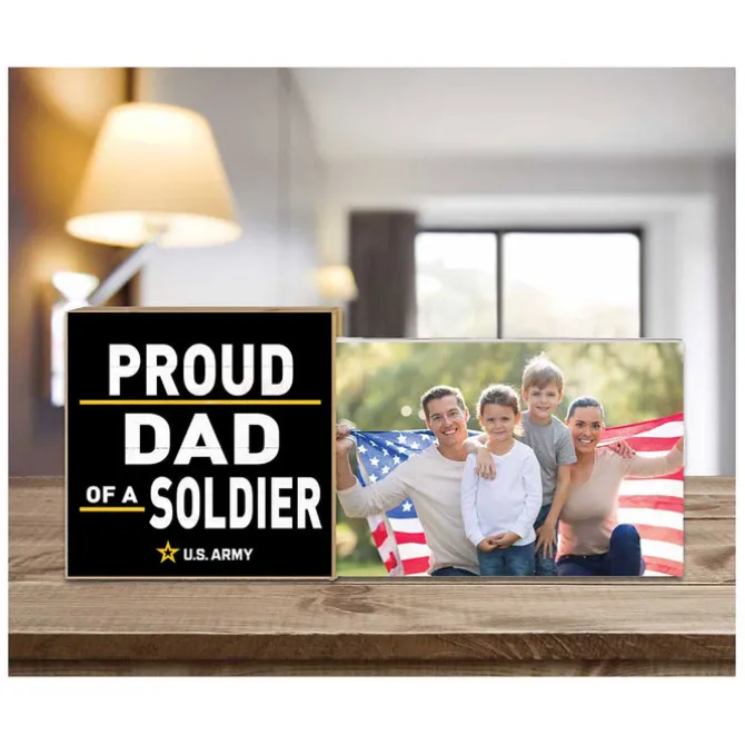 U.S. Army Proud Dad Floating Picture Frame